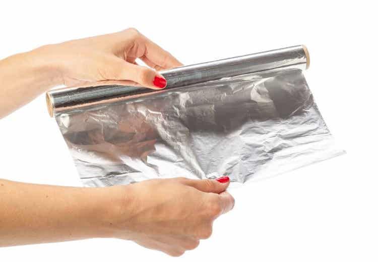 folia de aluminiu pentru curatare