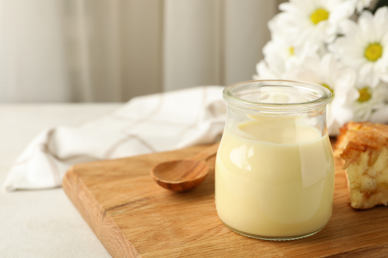 pregatirea laptelui condensat acasa