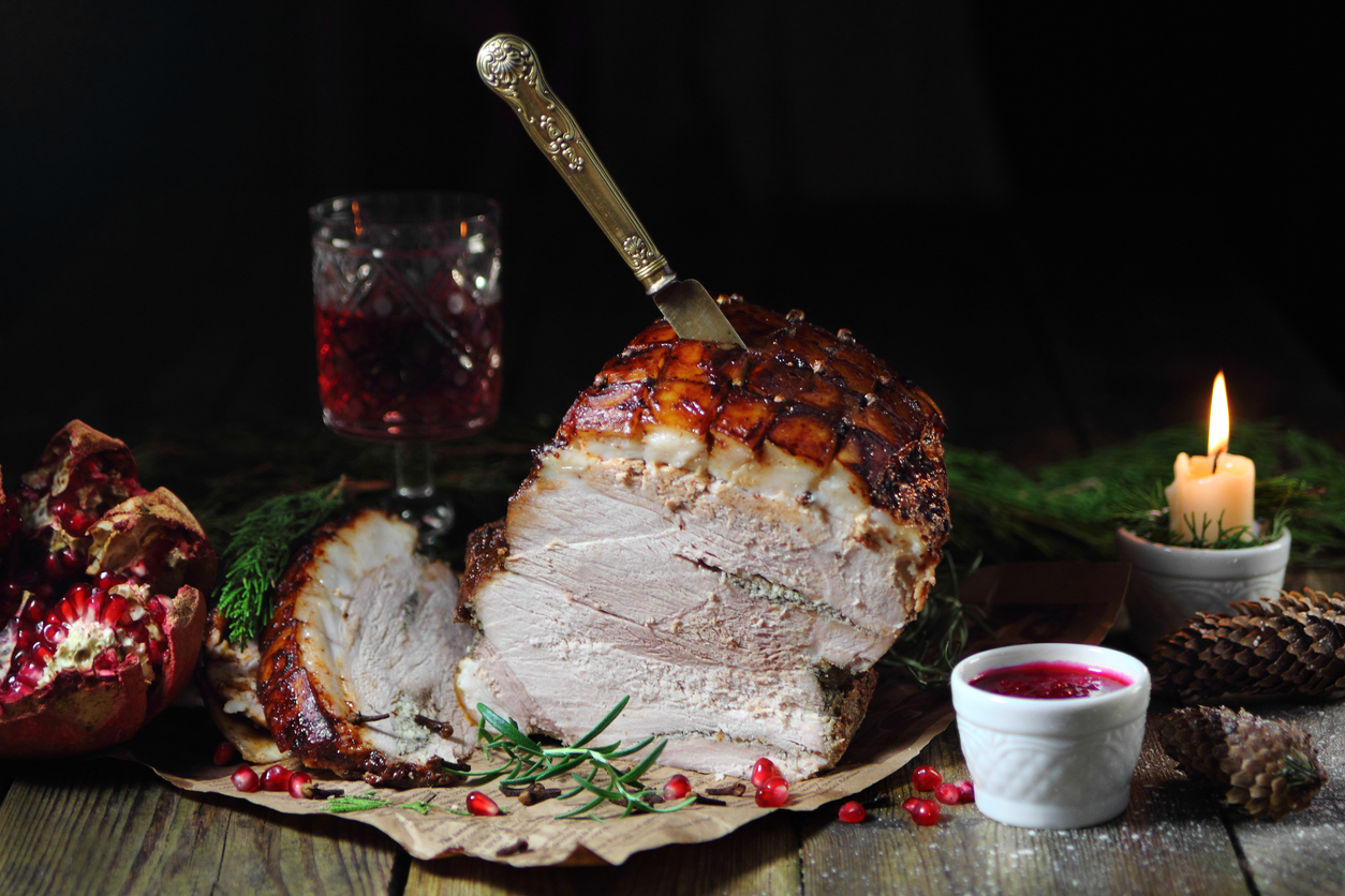 Carne de porc coaptă