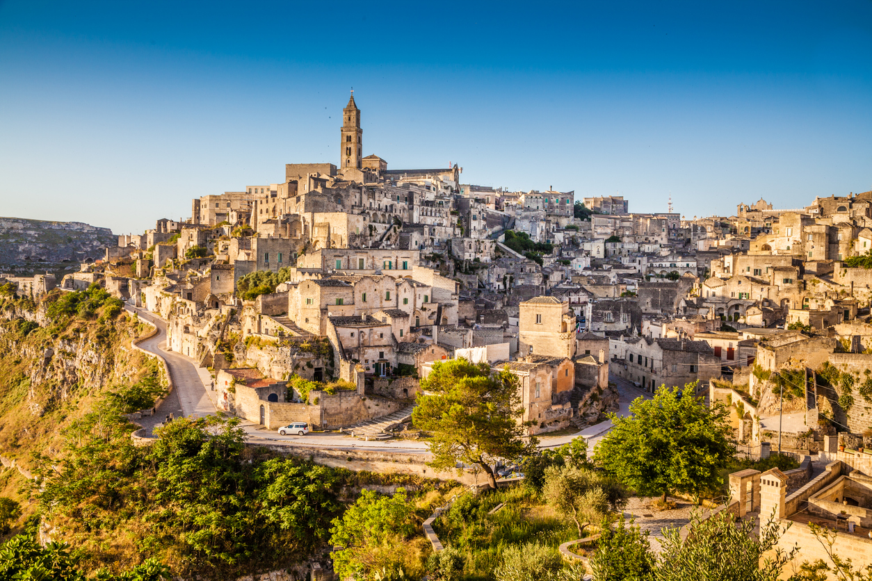 orasul Matera, Basilicata,vedere de ansamblu