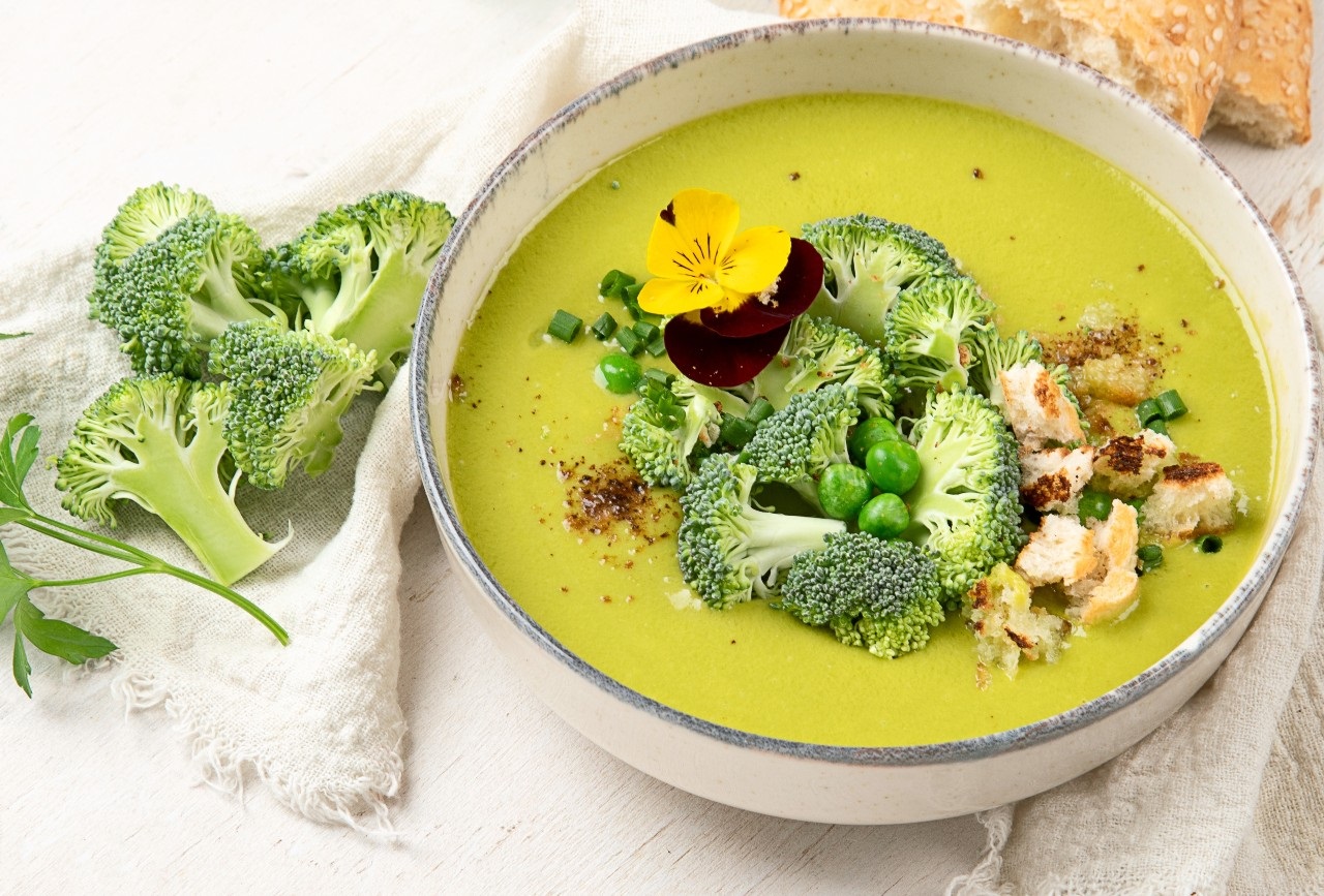 supa crema de brocoli cu lapte praf
