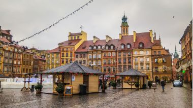 Piata veche din Varsovia in peroada Craciunului