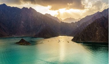 Lacul Hatta din Dubai, Emiratele Arabe Europene