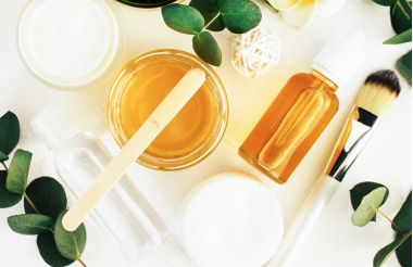 Borcane cosmetice de miere aurie de eucalipt