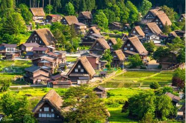  Shirakawa-go Japonia