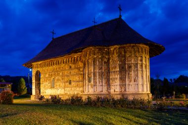 Manastirea Humor: seara