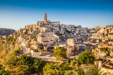 orasul Matera, Basilicata,vedere de ansamblu