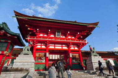 Altar fushimi Inari din Kyoto,Japonia.