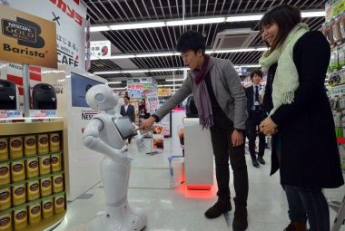 robotl in magazine in japonia