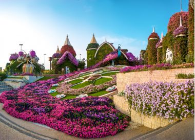 Dubai, Miracle Garden - Satul florilor